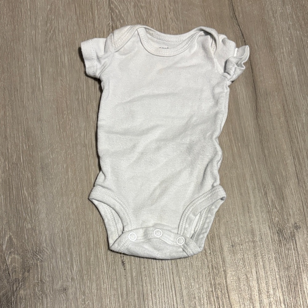 Carters‎ Classic White Baby Onesie